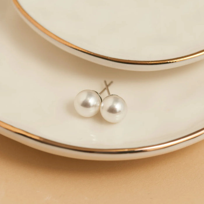 Narelle Waterproof Pearl Stud Earrings