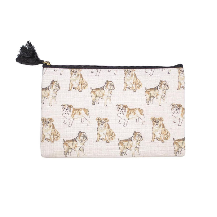 Forever Bullldog Cosmetic Bag