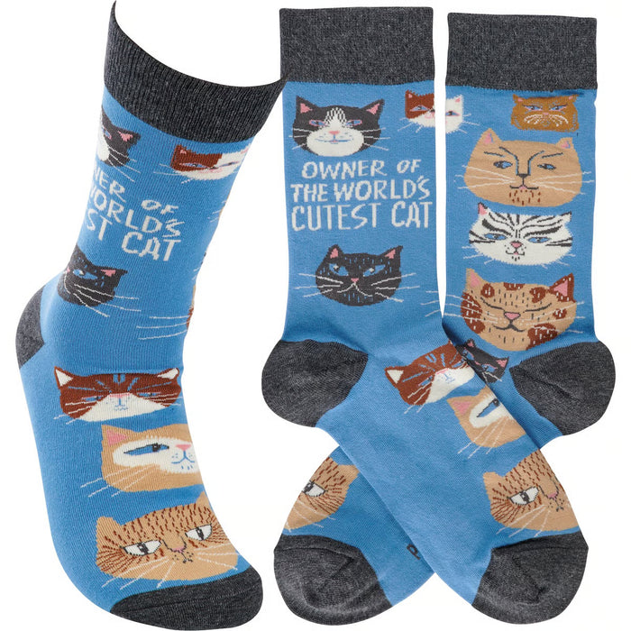Owner Of World's Cutest Cat Socks- One Size fits Most