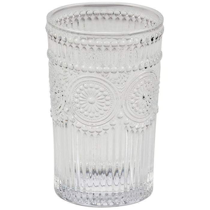 Medallion Vintage Drinking Glass- Available in Small & Large