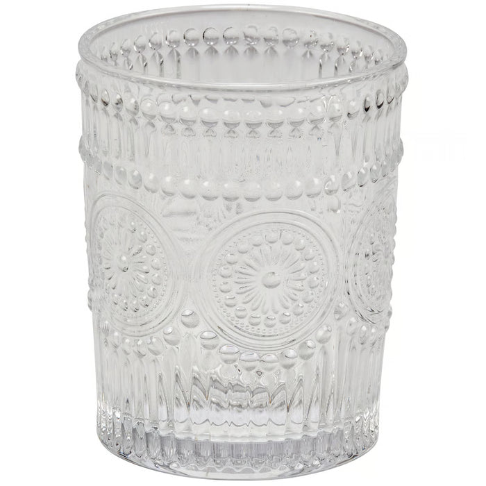 Medallion Vintage Drinking Glass- Available in Small & Large