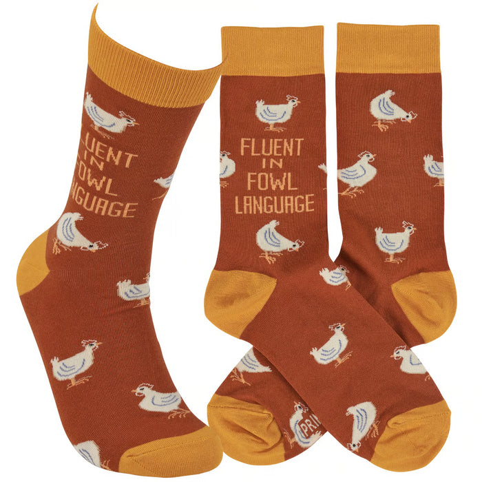 Fowl Language Socks- One Size fits Most