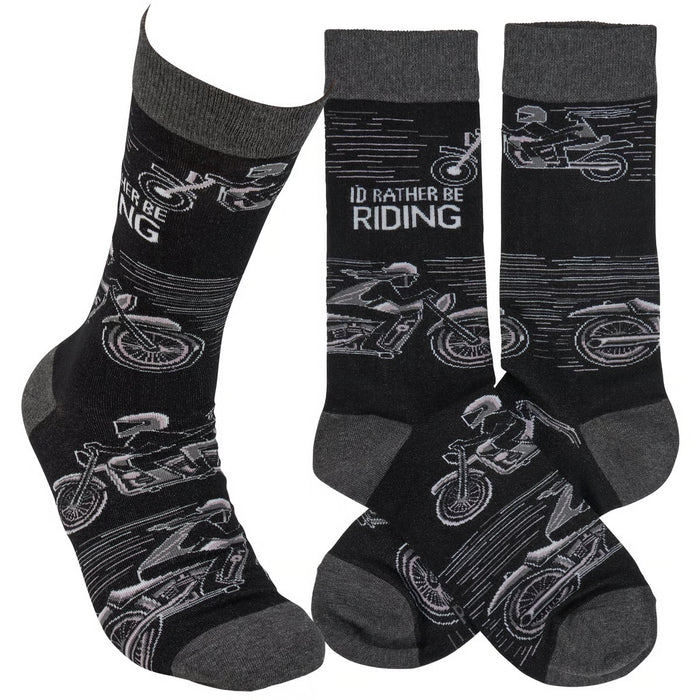Rather Be Riding Socks- One Size fits Most
