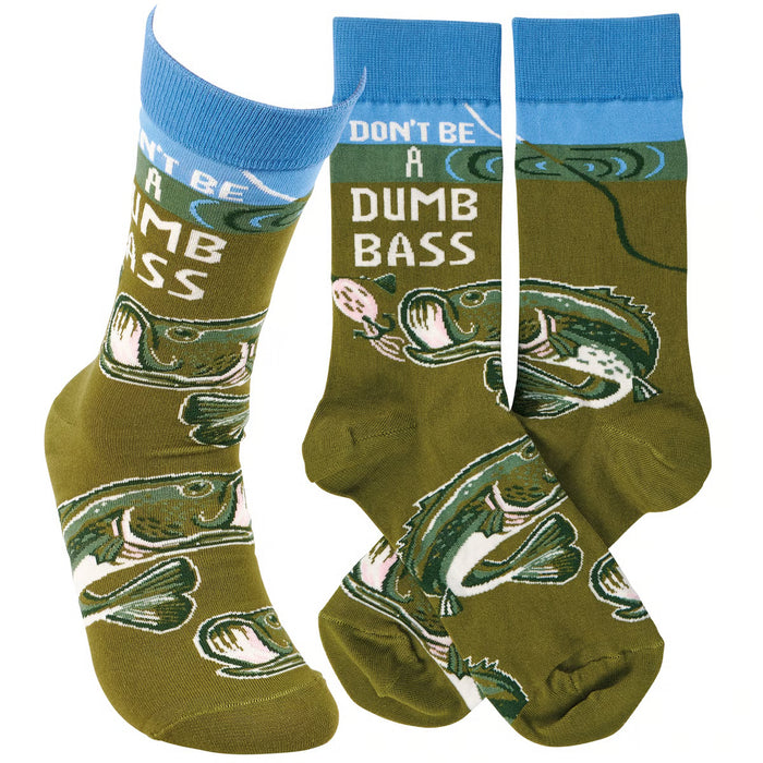Don't Be A Dumb Bass Socks- One Size fits Most
