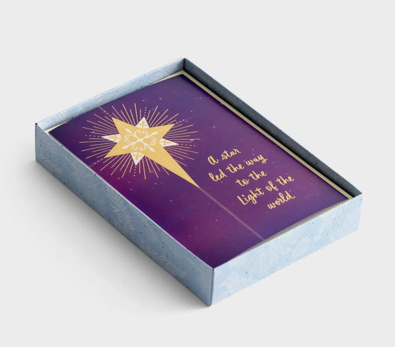 Light of the World - 18 Christmas Boxed Cards, KJV