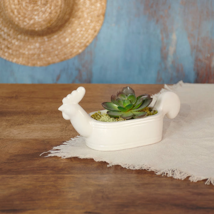 Rooster Planter