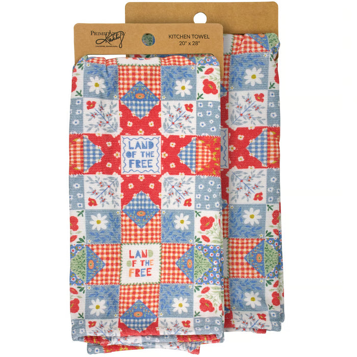 Land Of The Free Kitchen Towel