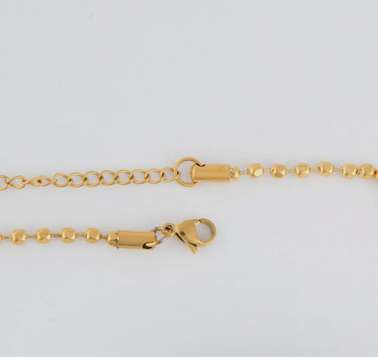 Waterproof Gold 16” Ball Chain Necklace