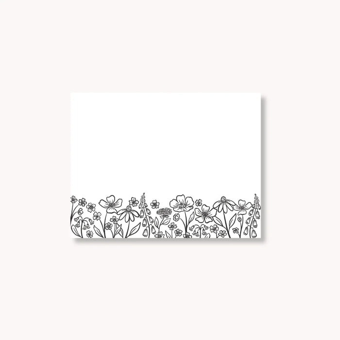 Pressed Floral Sticky Notes