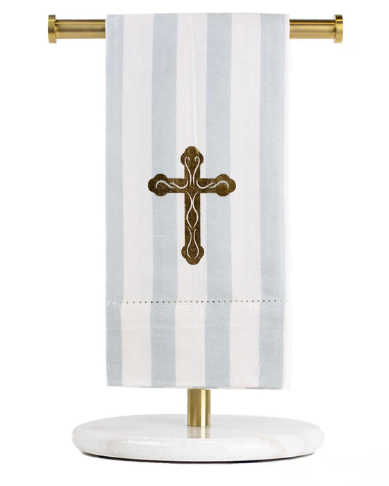 Everlasting Cross Hemstitch Hand Towel