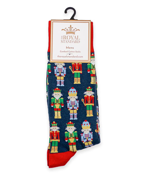 Men's Christmas Socks by Royal Standard. One Size fits all- Available in 2 Styles!
