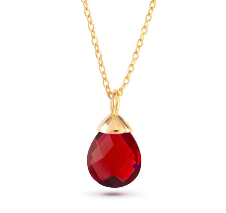 Birthstone Hanging Gold Charm Necklace-12 styles!