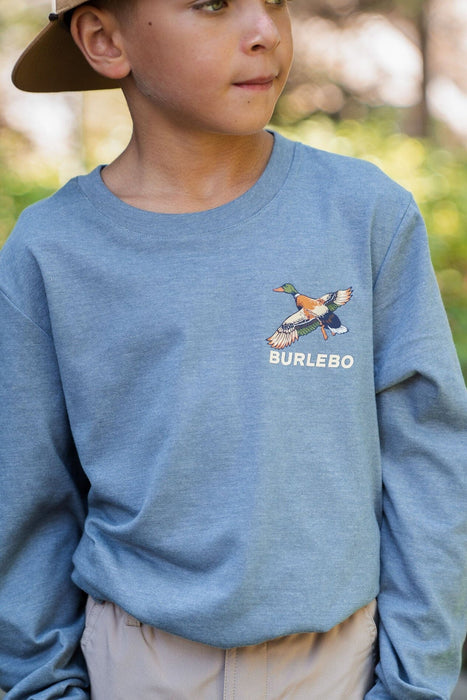 YOUTH Burlebo Suns Up Birds Down Long Sleeve Tee