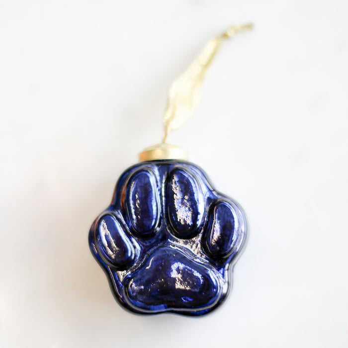 Paw Print Ornament - 2 Colors!