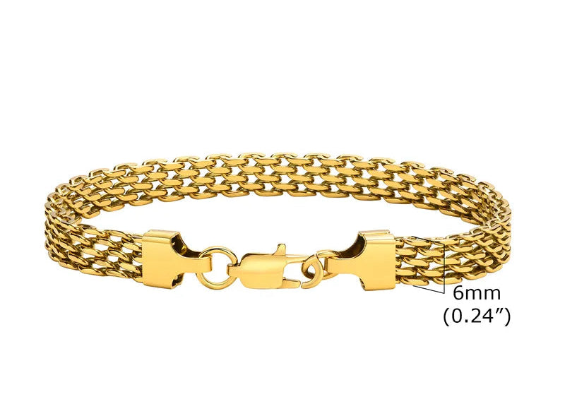 6mm Gold Chain Bracelet
