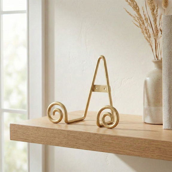 Small Gold Swirl Easel