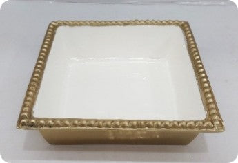 Beaded Square Cocktail Napkin Box
