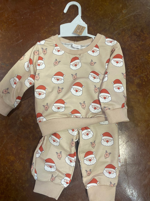 Santa's My Favorite 2 Piece Outfit for Boys or Girls.  3-6 Months through 2-3 Years.