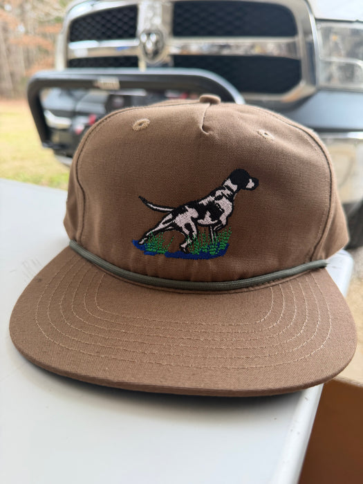 Embroidered Spotted Pointer Dog Hats-Multiple Styles Available.