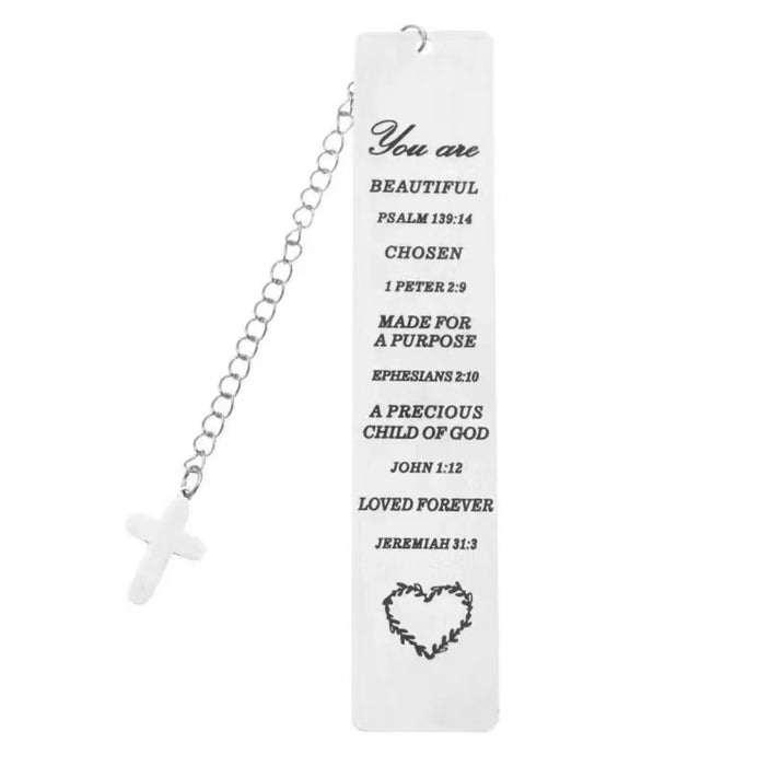 Stainless Steel Bookmarks – Inspirational & Faith-Based Designs