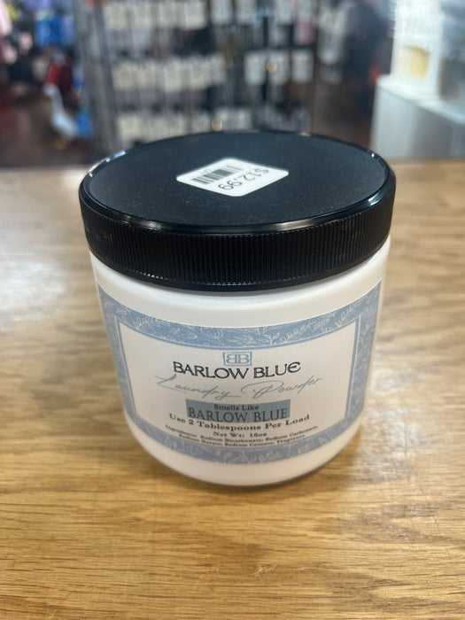 Barlow Blue Laundry Powder Detergent - Multiple Scents.  Available in 16oz & 32oz