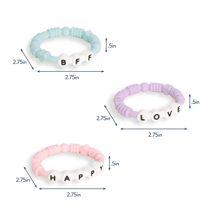 Bitzy Bands™ Teether Bracelets
