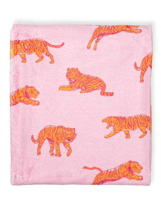 Tiger Walk Throw Blanket 50"x60"