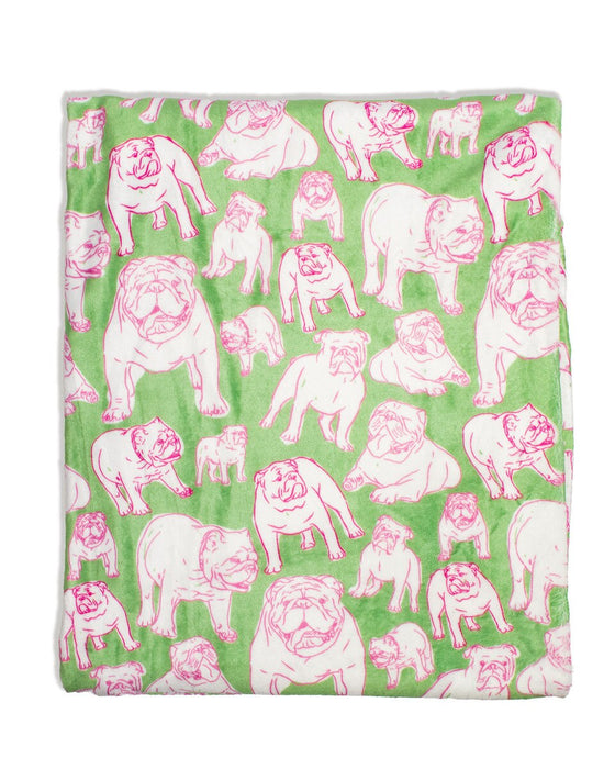 Chelsea Bulldog Throw 50"x60"