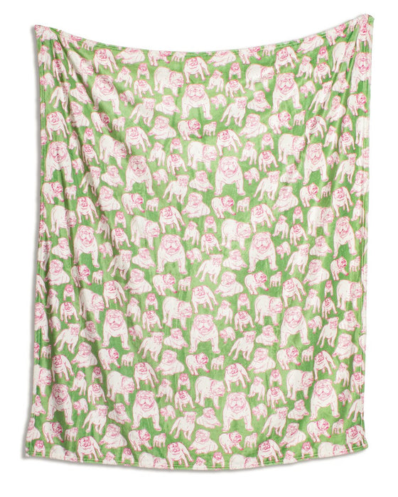 Chelsea Bulldog Throw 50"x60"