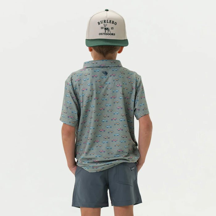 TODDLER/YOUTH Burlebo Vintage Cruiser Performance Polo