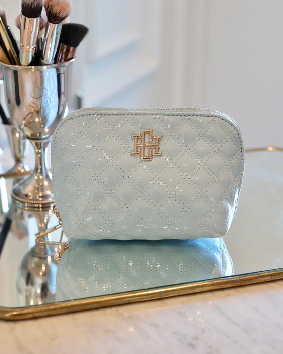 Ibiza Small Pouch Light Blue Patent by Caroline Hill