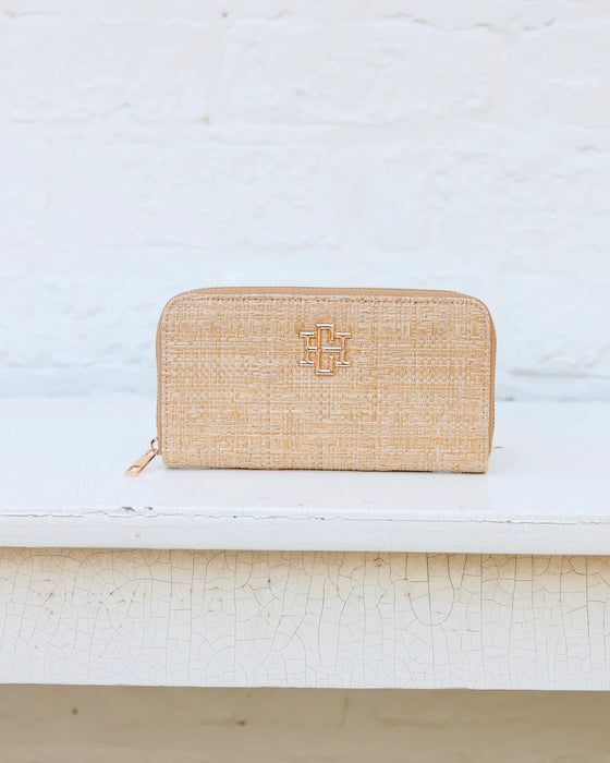 Penelope Wallet Natural Lattice by Caroline Hill