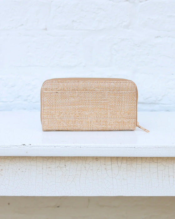 Penelope Wallet Natural Lattice by Caroline Hill