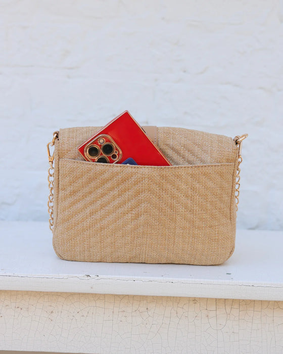 Isabella Crossbody Natural VQ by Caroline Hill