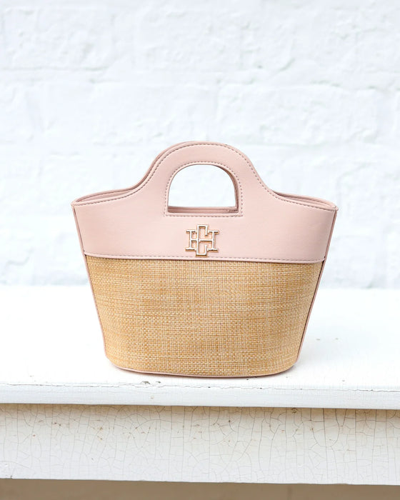 Emma Mini Tote Natural Blush by Caroline Hill