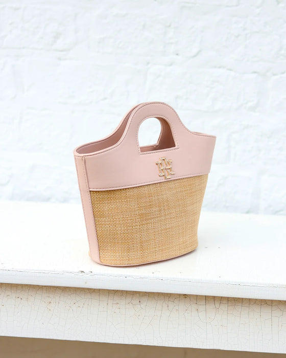 Emma Mini Tote Natural Blush by Caroline Hill