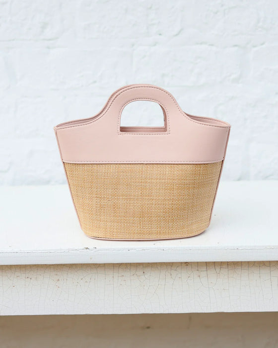 Emma Mini Tote Natural Blush by Caroline Hill