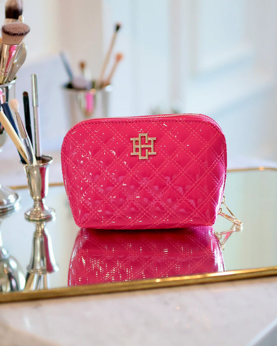 Ibiza Small Pouch Hot Pink Patent by Caroline Hill
