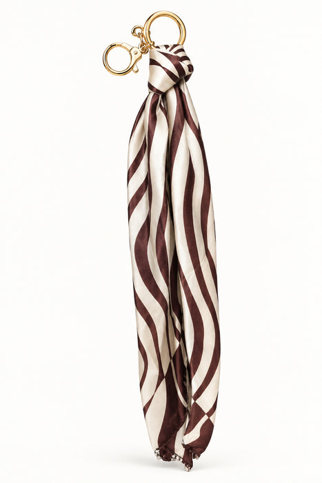 Twilly Scarf Keychain Bag Tag
