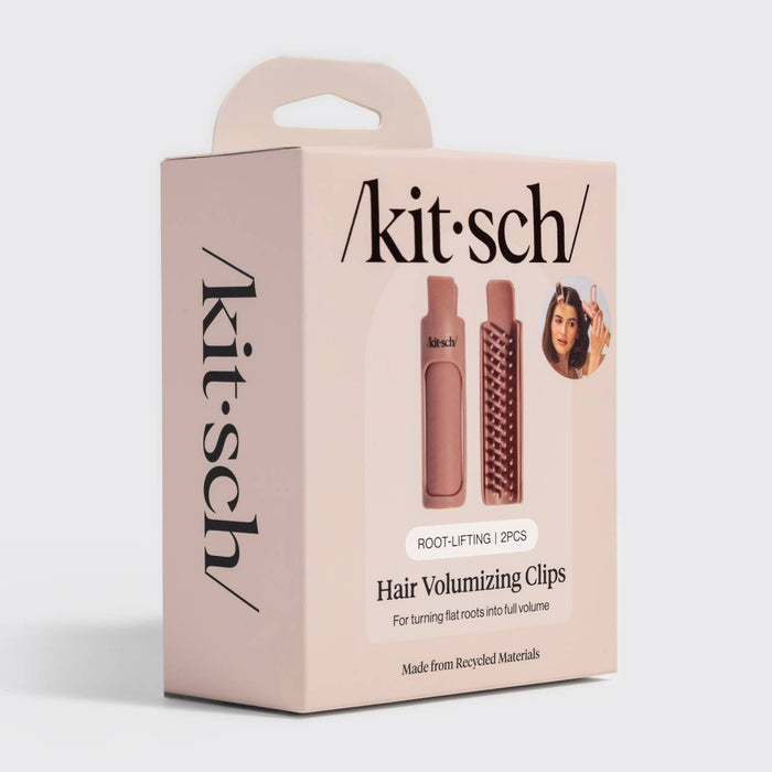 Hair Volumizing Clip 2pc Set - Terracotta