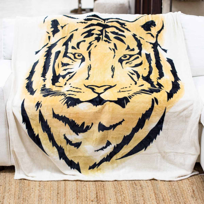 Easy Tiger Blanket.  50” x 60”