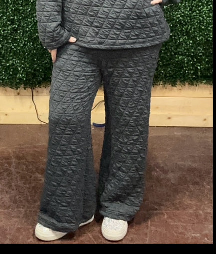 Better Days Ahead Quilted Lounge Wear (REG/PLUS) - 2 COLORS - Tops & Bottoms Sold Separately!