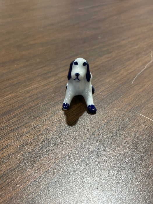 Blue & White Porcelain Trinkets. Small Animals. Range in size from 1" to 3"
