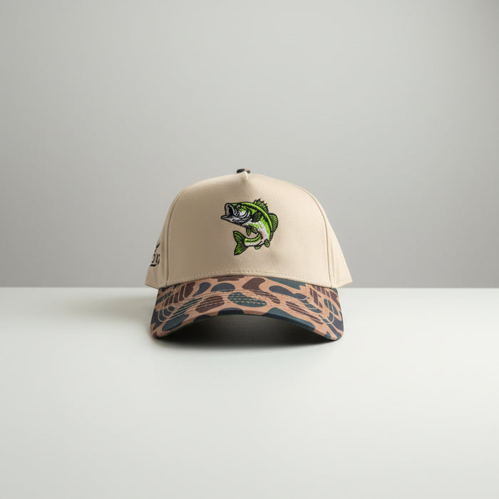 Embroidered Green Bass Fish Hats - Multiple Styles Available!