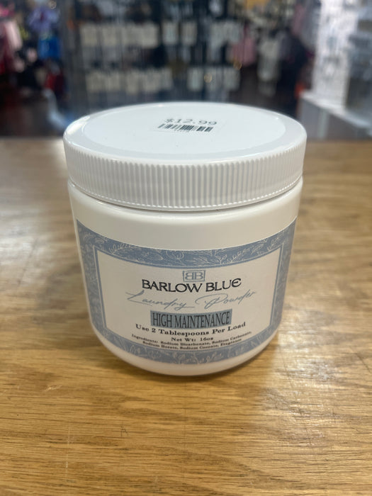Barlow Blue Laundry Powder Detergent - Multiple Scents.  Available in 16oz & 32oz