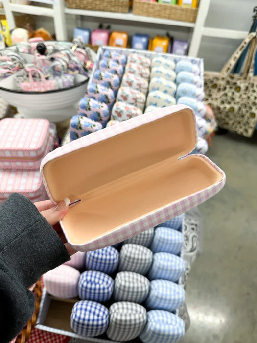 Gingham Eye Glasses or Sunglasses Case by Simply Southern.