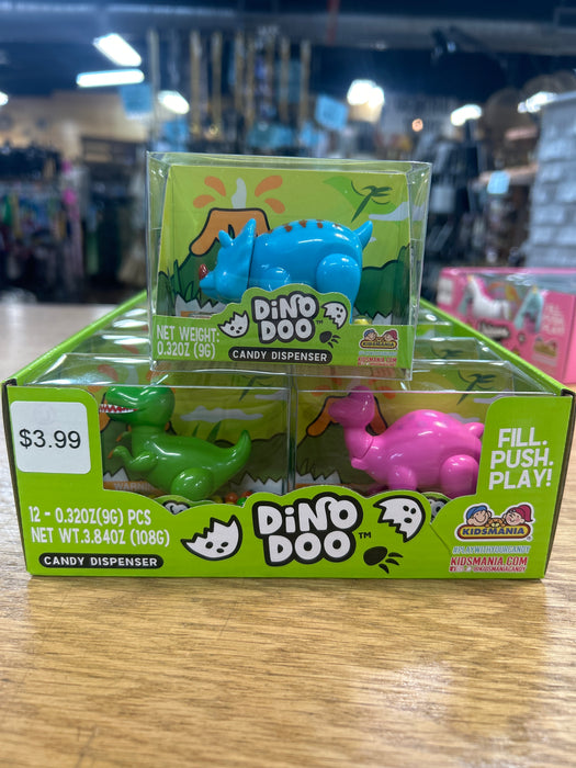 Kidsmania Dino Doo Candy Dispenser- Available in 4 Colors