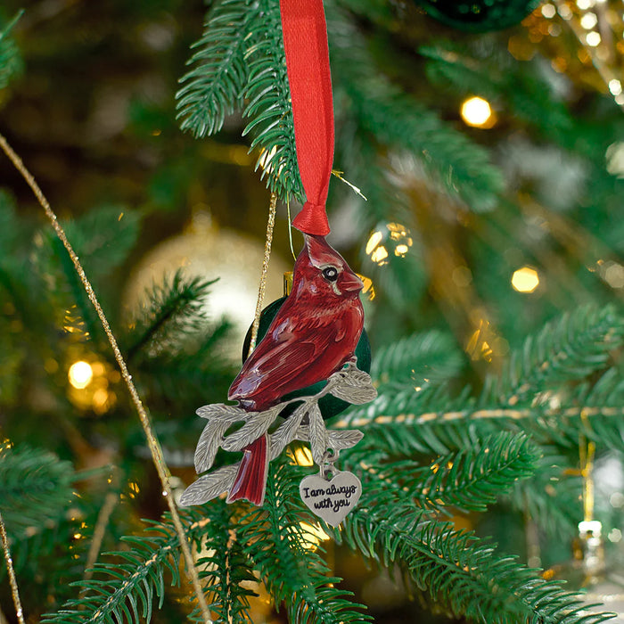 I Am Always With You Cardinal Ornament