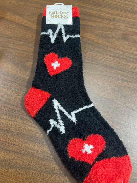 Soft and Cozy Heart Beat Socks