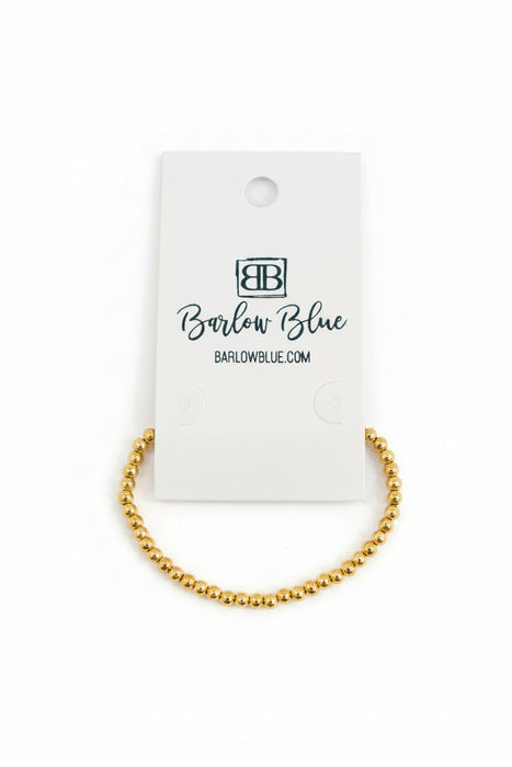 Simply Delicate Gold Beaded Bracelet
